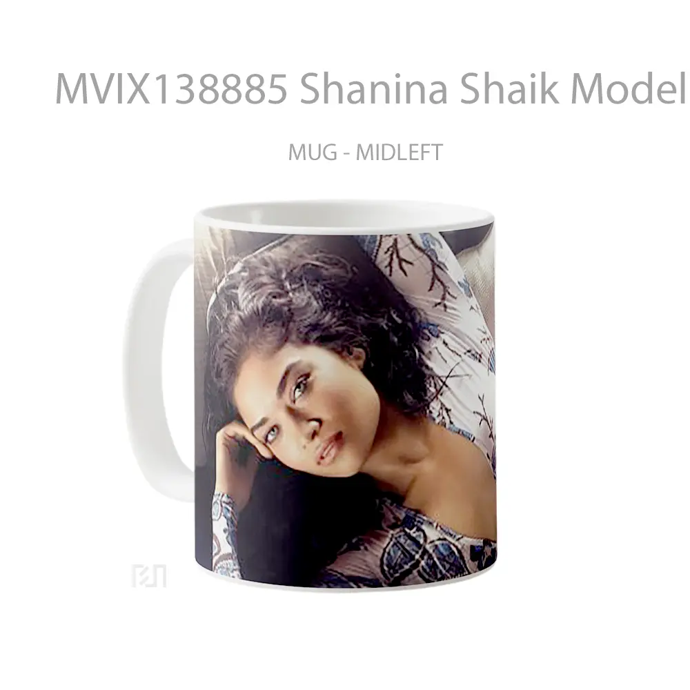 Mug Shanina Shaik Model Gelas Keramik Unik - All-side / Desain