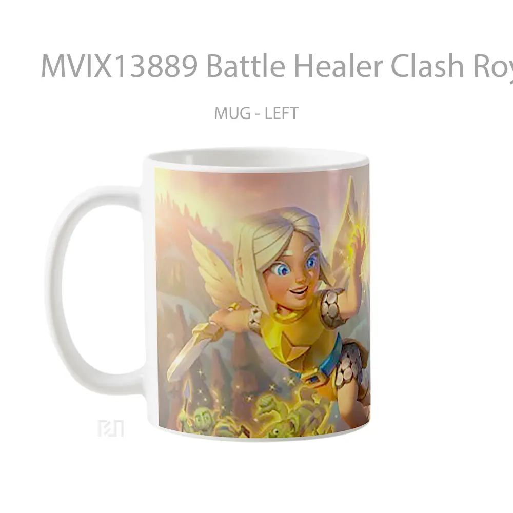 Mug Battle Healer Clash Royale Gelas Keramik Unik - All-side / Desain
