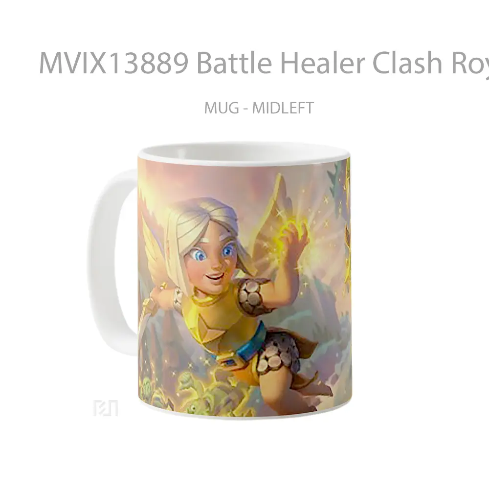 Mug Battle Healer Clash Royale Gelas Keramik Unik - All-side / Desain