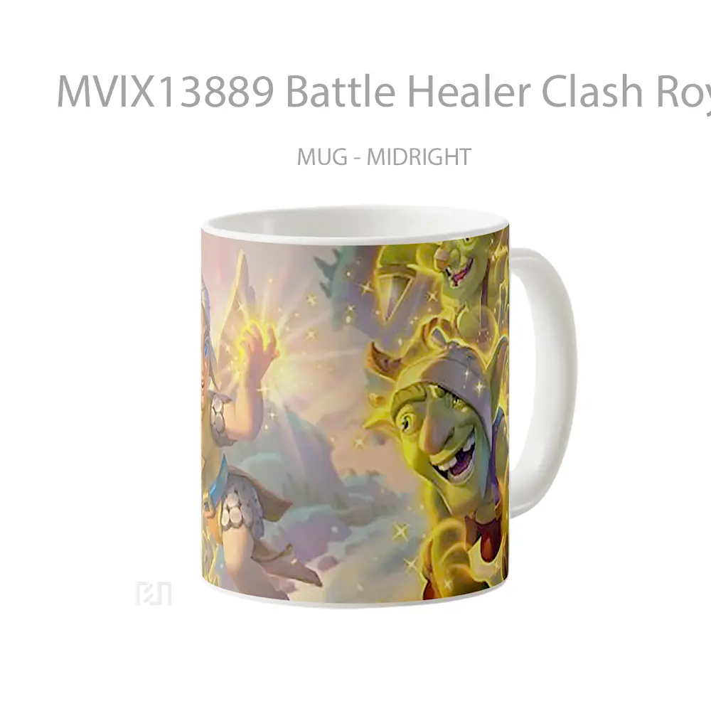 Mug Battle Healer Clash Royale Gelas Keramik Unik - All-side / Desain