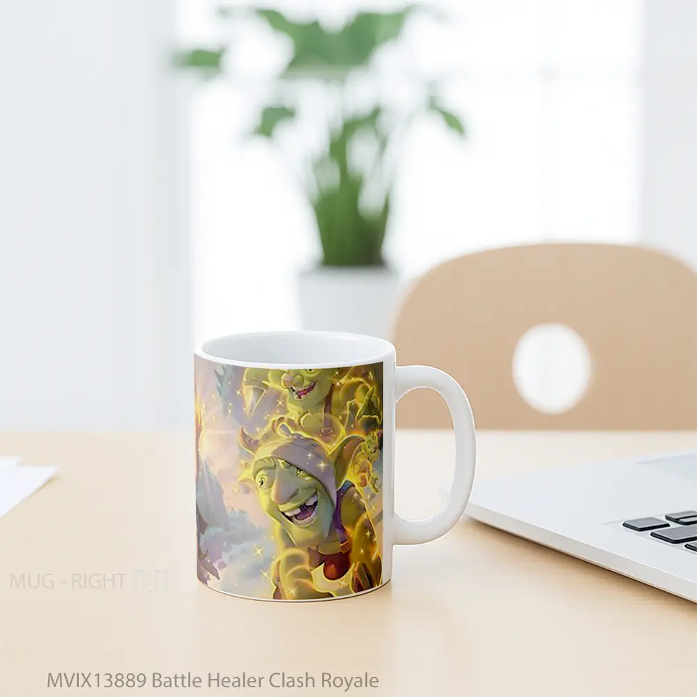 Mug Battle Healer Clash Royale Gelas Keramik Unik - All-side / Desain