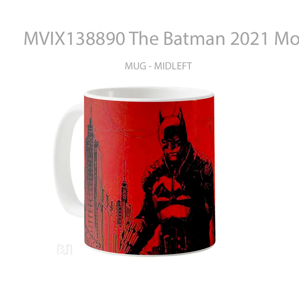 Mug The Batman 2021 Movie Gelas Superhero - All-side / Desain
