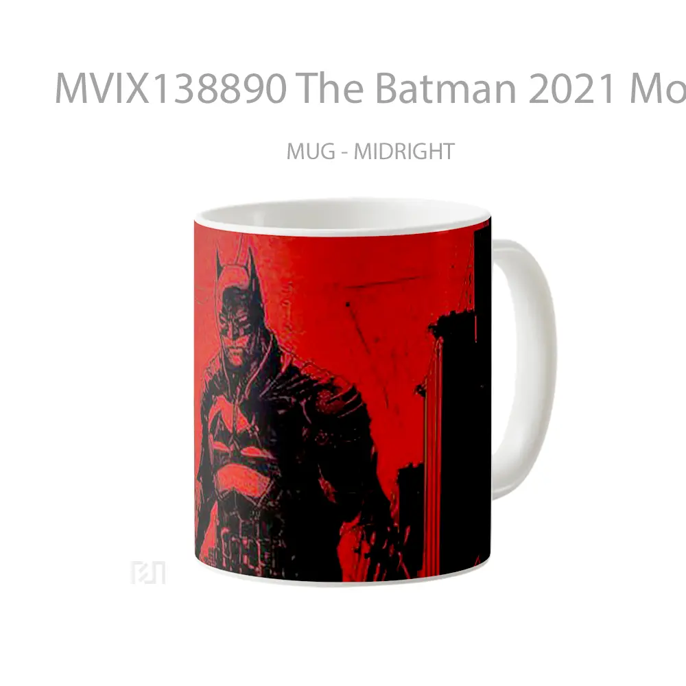 Mug The Batman 2021 Movie Gelas Superhero - All-side / Desain