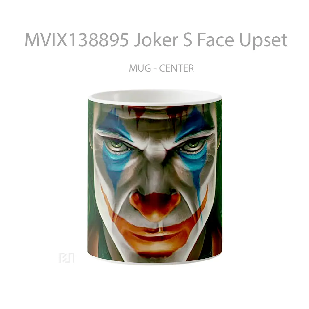 Mug Joker S Face Upset Gelas Superhero