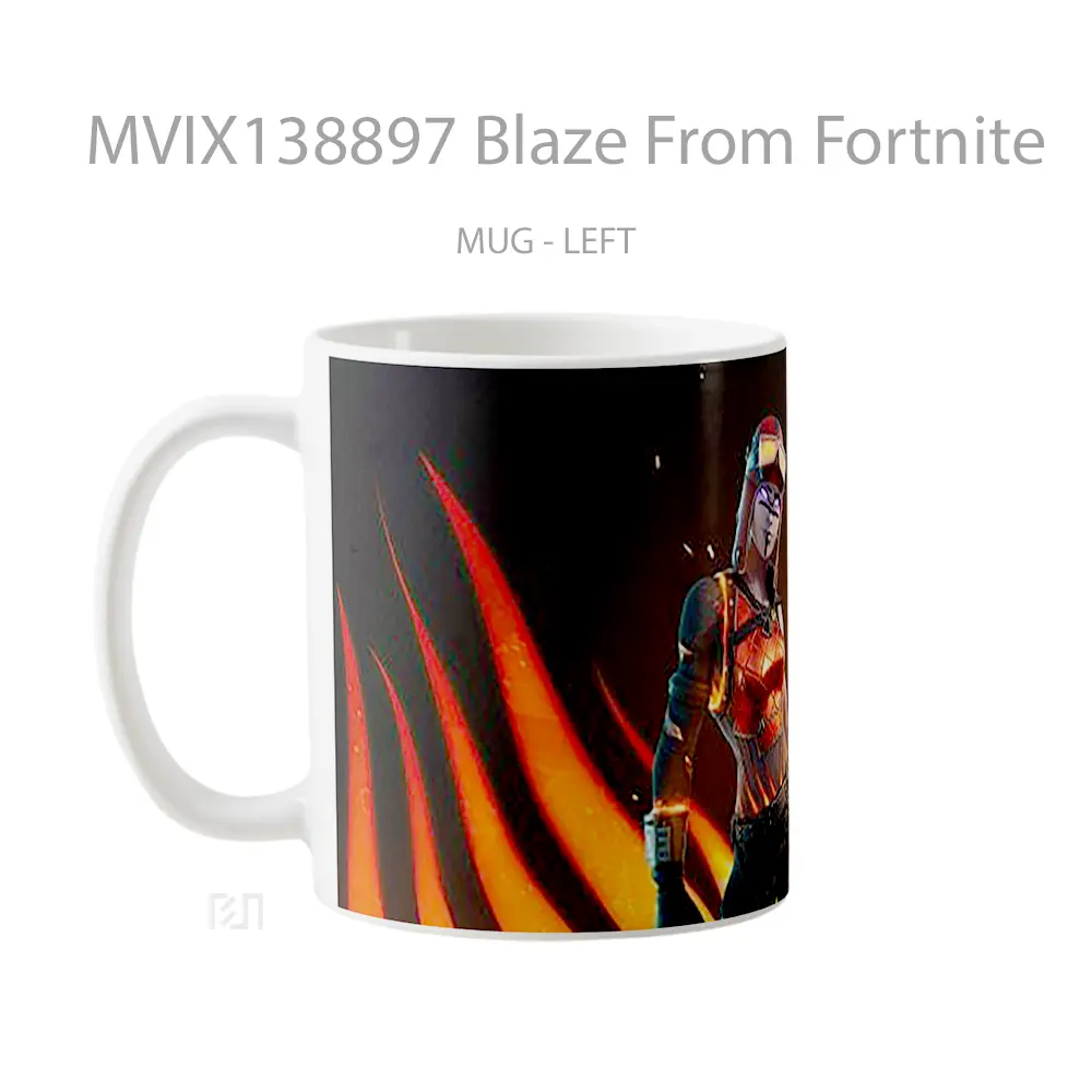 Mug Blaze From Fortnite Cangkir Gamer - All-side / Desain