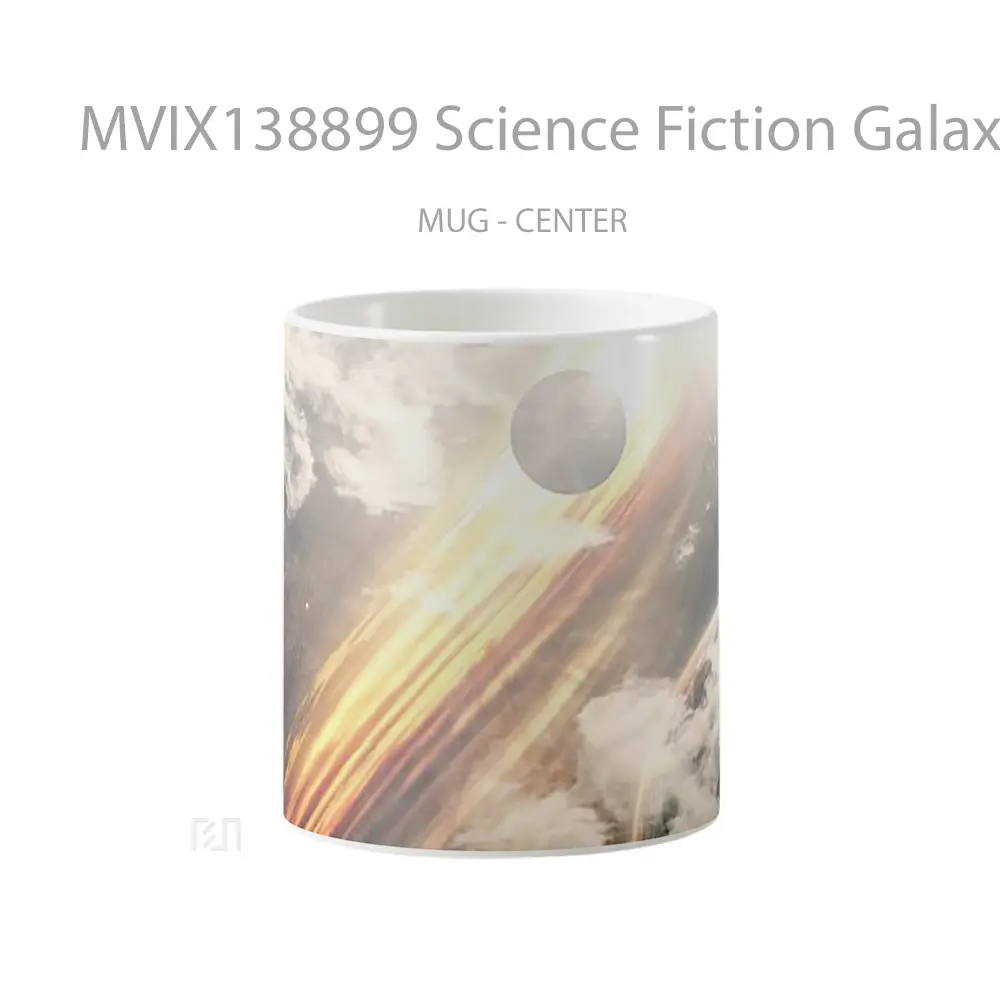 Mug Science Fiction Galaxy Gelas Astronomi