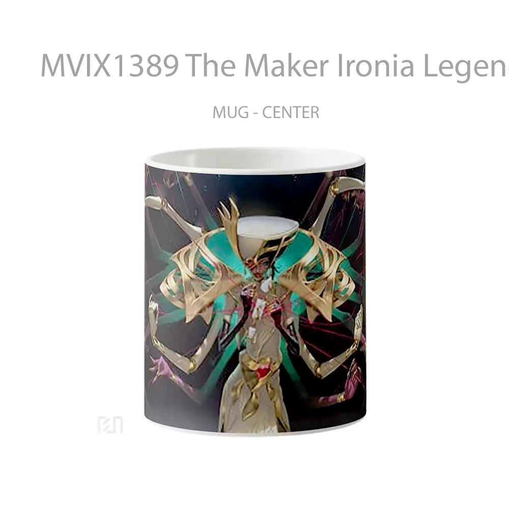 Mug The Maker Ironia Legends Of Runeterra Gelas Keramik Unik