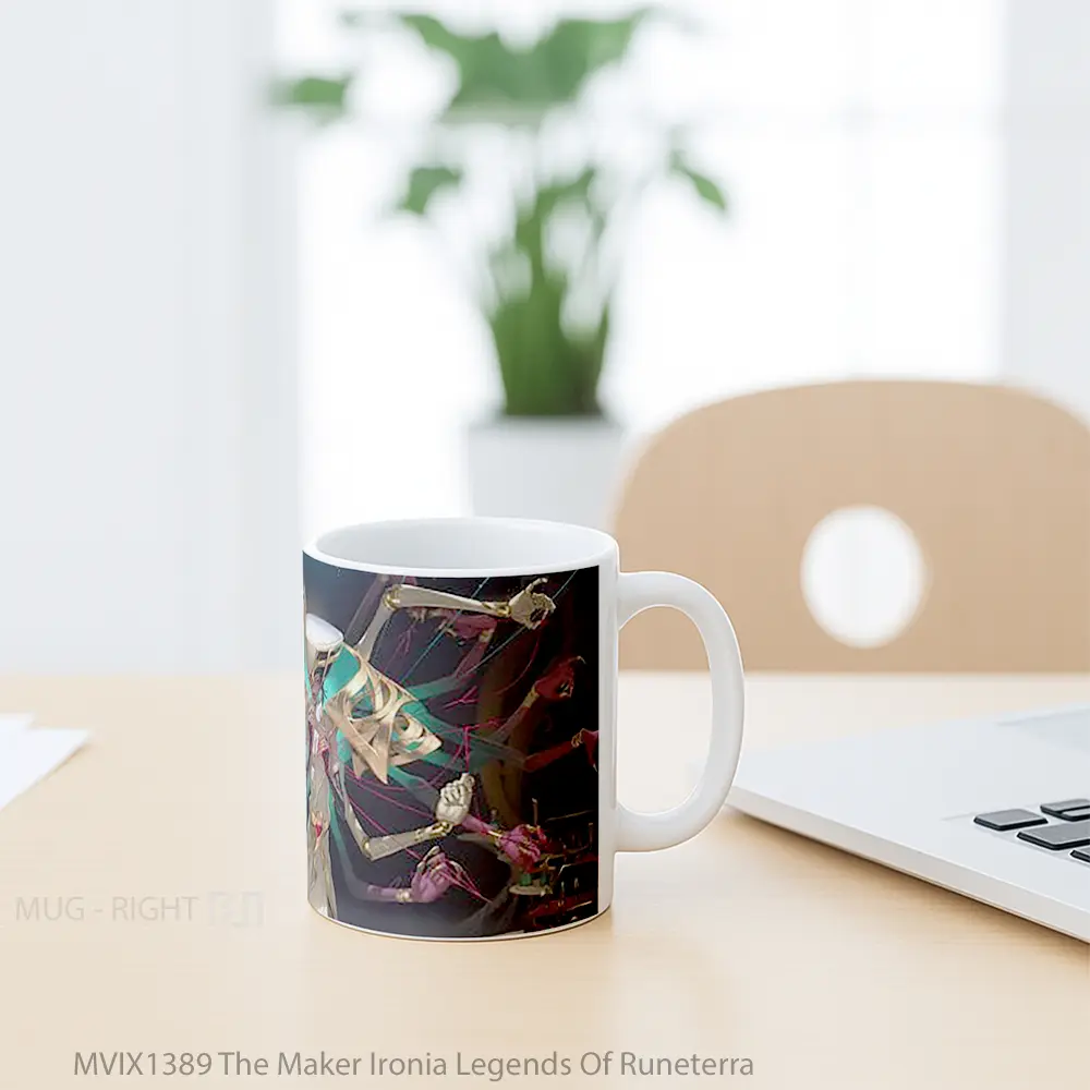 Mug The Maker Ironia Legends Of Runeterra Gelas Keramik Unik - All-side / Desain