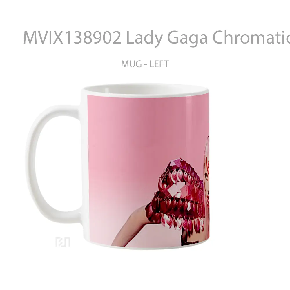Mug Lady Gaga Chromatica Gelas Selebriti - All-side / Desain