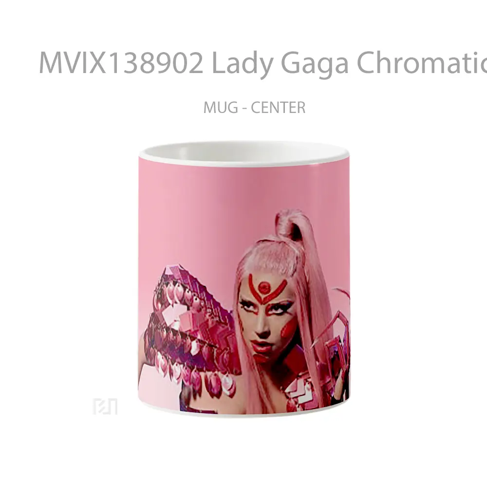 Mug Lady Gaga Chromatica Gelas Selebriti