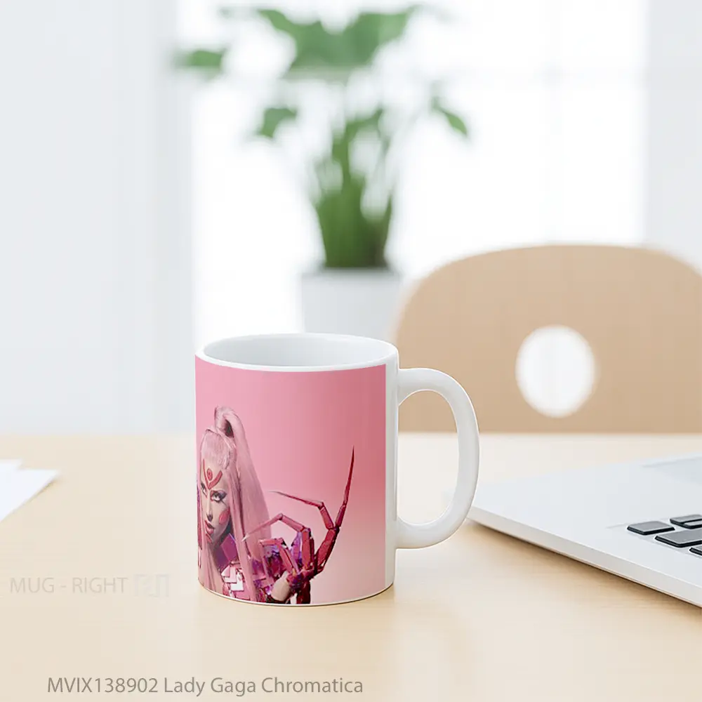Mug Lady Gaga Chromatica Gelas Selebriti - All-side / Desain