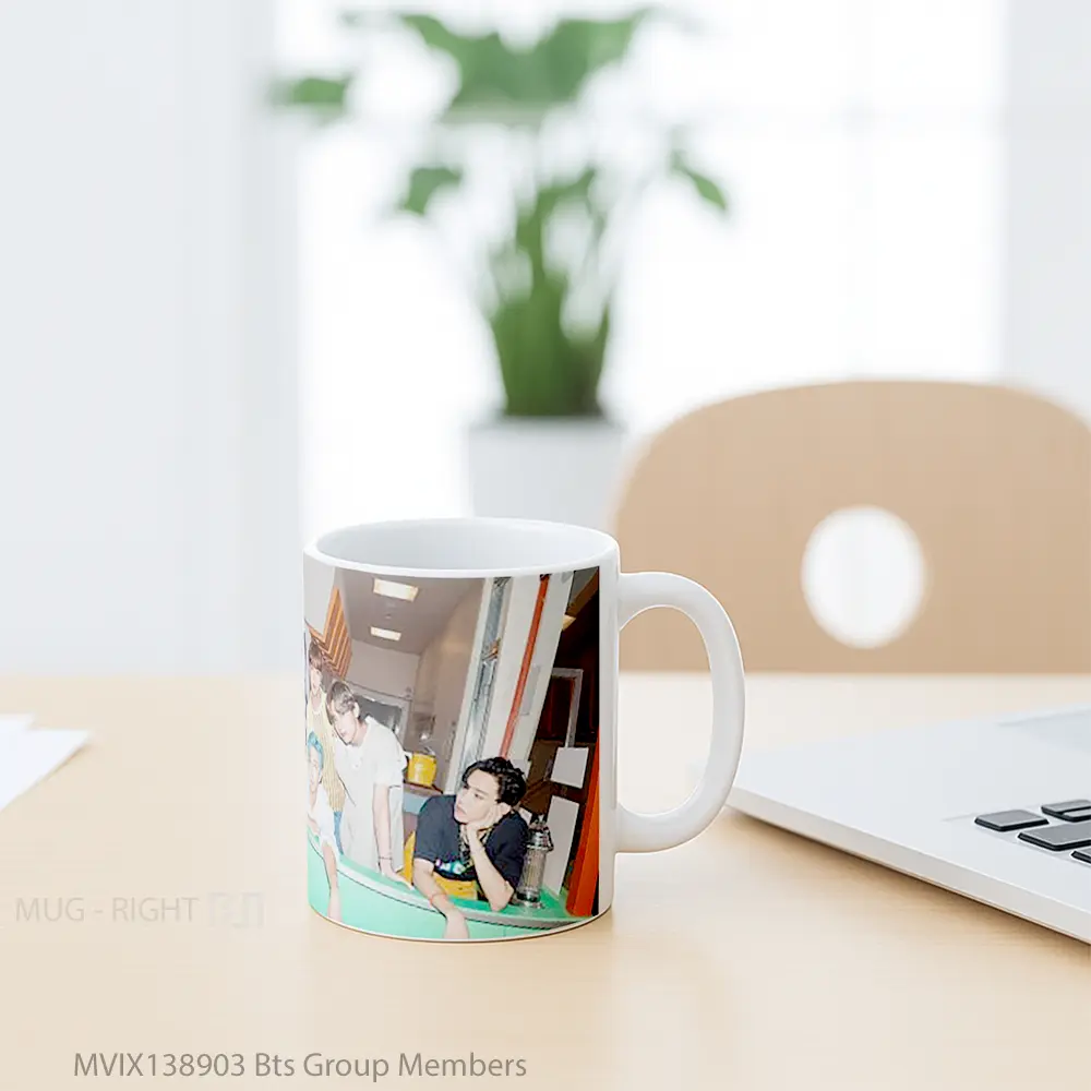 Mug Bts Group Members Gelas Keramik Unik - All-side / Desain