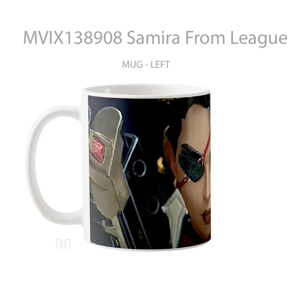 Mug Samira From League Of Legends V2 Cangkir Gamer - All-side / Desain