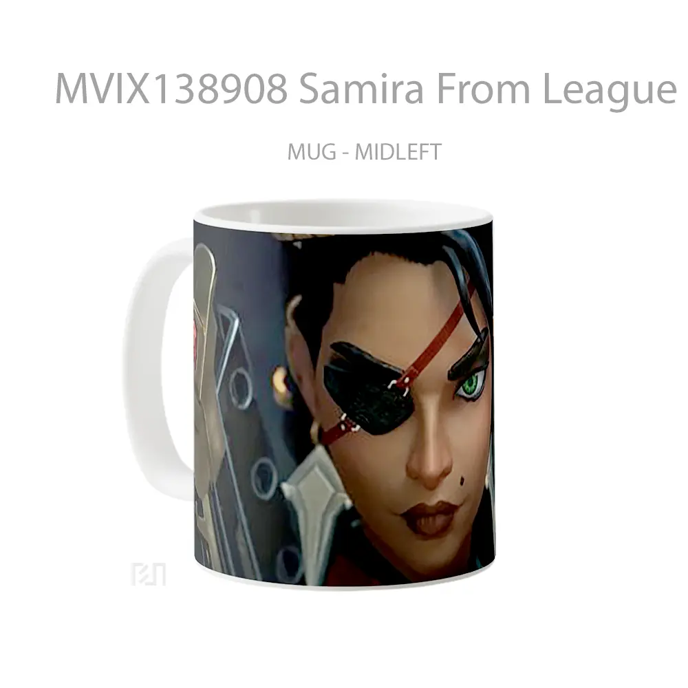 Mug Samira From League Of Legends V2 Cangkir Gamer - All-side / Desain