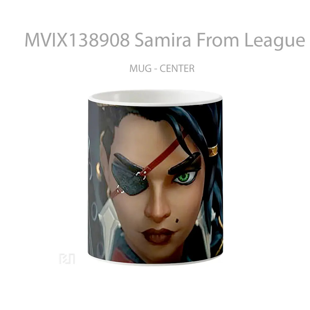 Mug Samira From League Of Legends V2 Cangkir Gamer