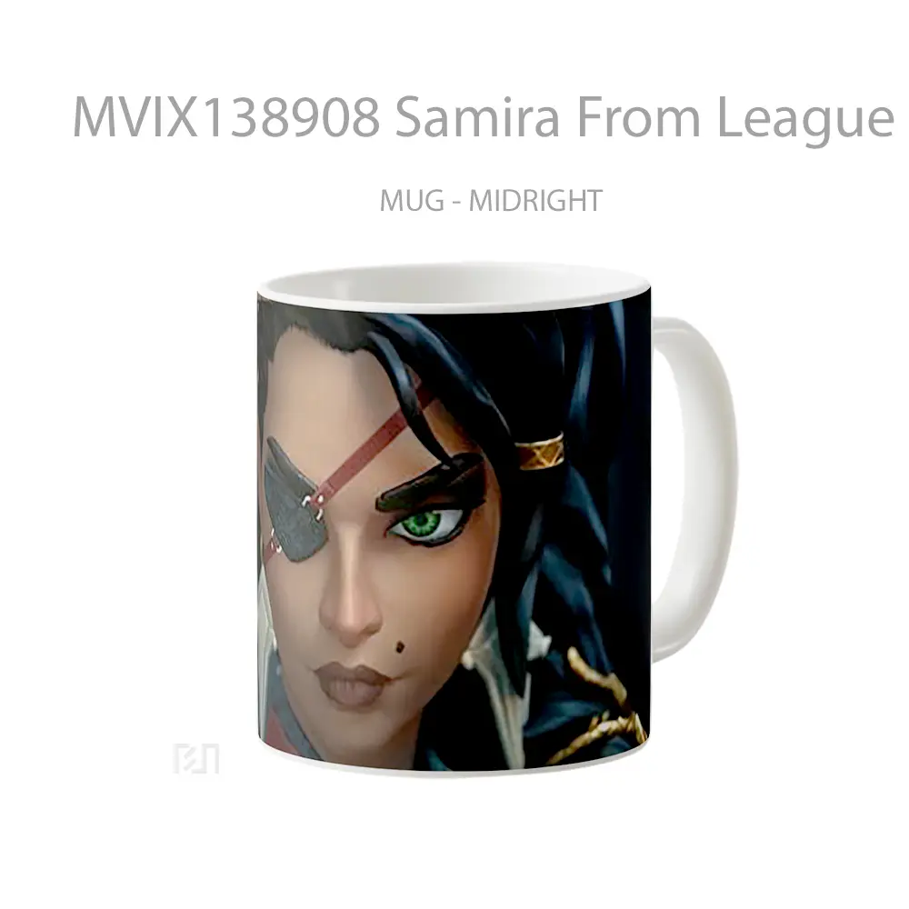 Mug Samira From League Of Legends V2 Cangkir Gamer - All-side / Desain
