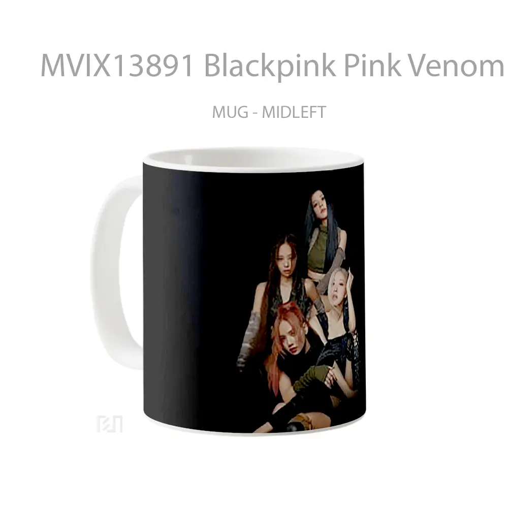Mug Blackpink Pink Venom Gelas Superhero - All-side / Desain