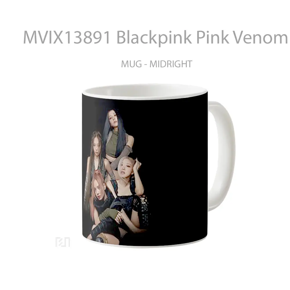 Mug Blackpink Pink Venom Gelas Superhero - All-side / Desain