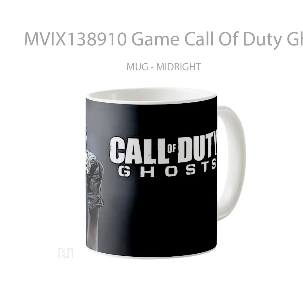Mug Game Call Of Duty Ghosts Cangkir Gamer - All-side / Desain