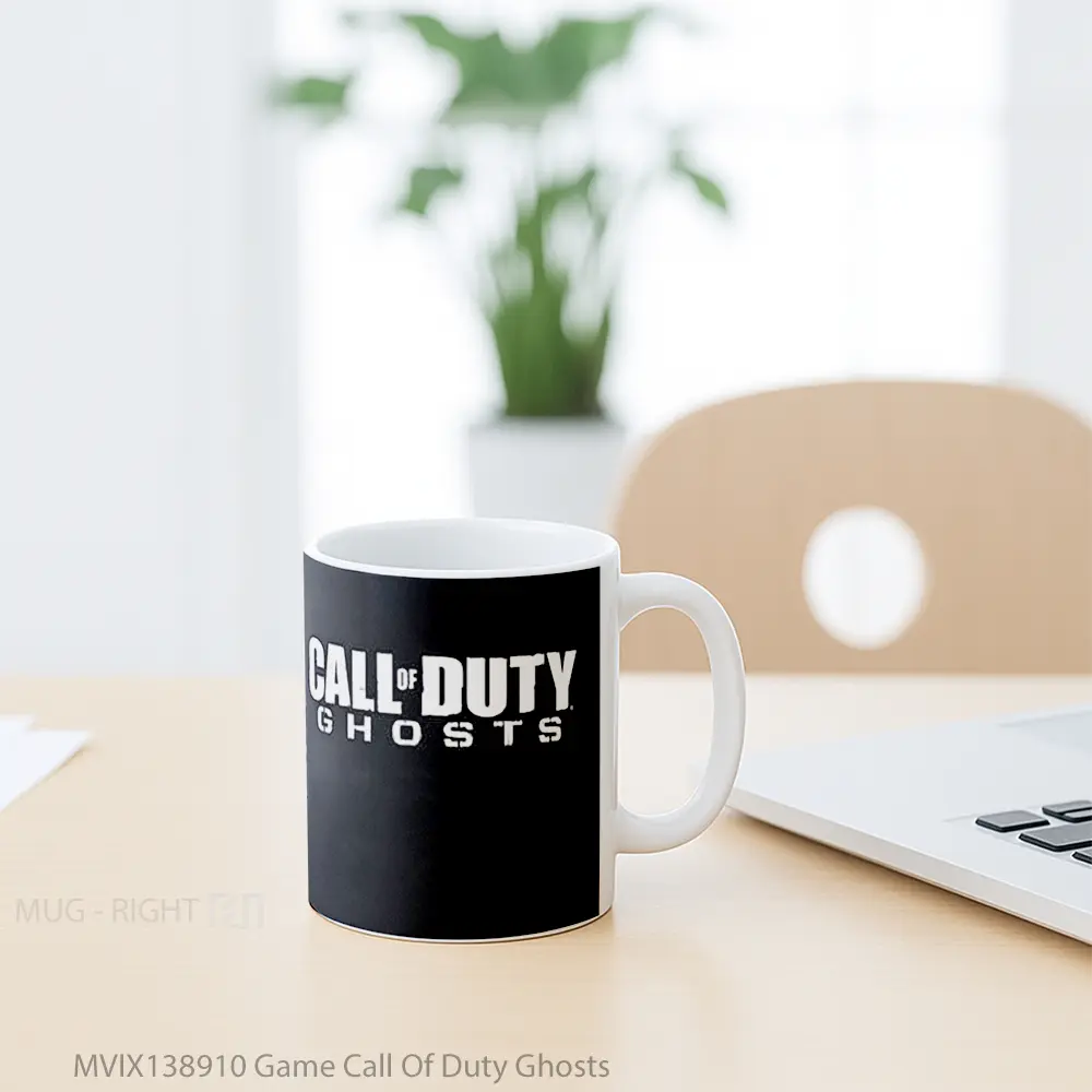 Mug Game Call Of Duty Ghosts Cangkir Gamer - All-side / Desain