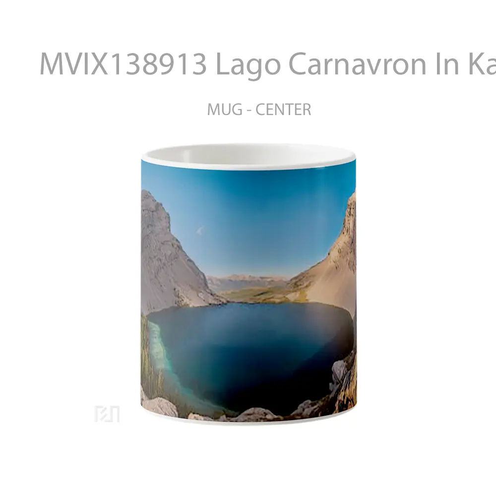 Mug Lago Carnavron In Kananaskis Alberta Gelas Keramik Unik