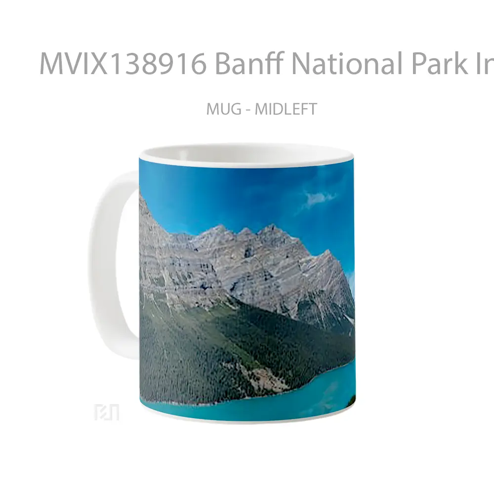 Mug Banff National Park In Canada Gelas Keramik Unik - All-side / Desain