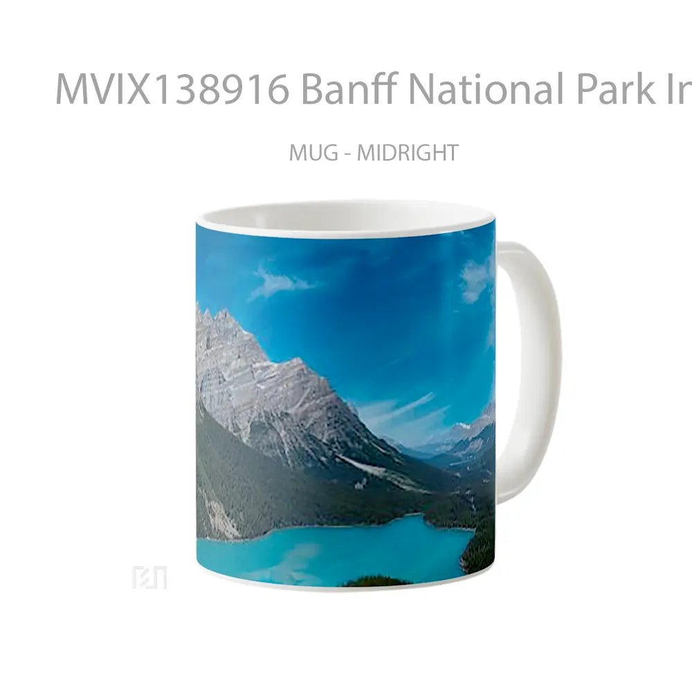 Mug Banff National Park In Canada Gelas Keramik Unik - All-side / Desain