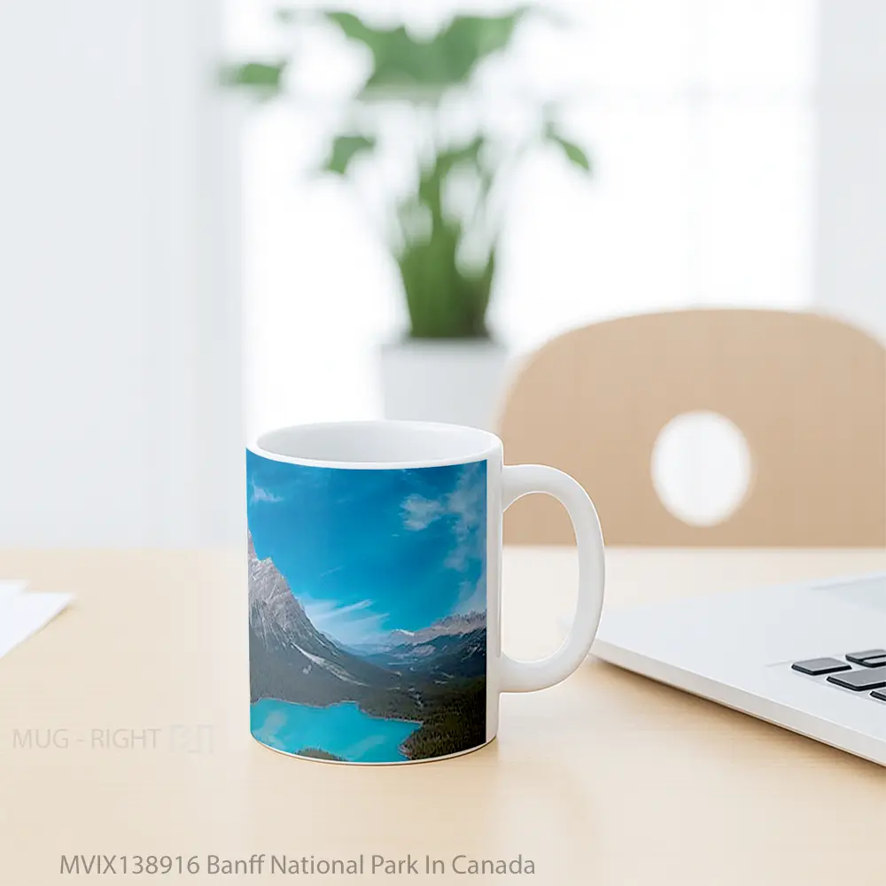 Mug Banff National Park In Canada Gelas Keramik Unik - All-side / Desain