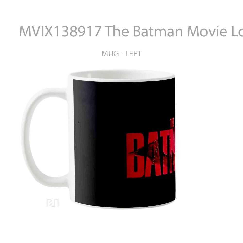 Mug The Batman Movie Logo Gelas Superhero - All-side / Desain