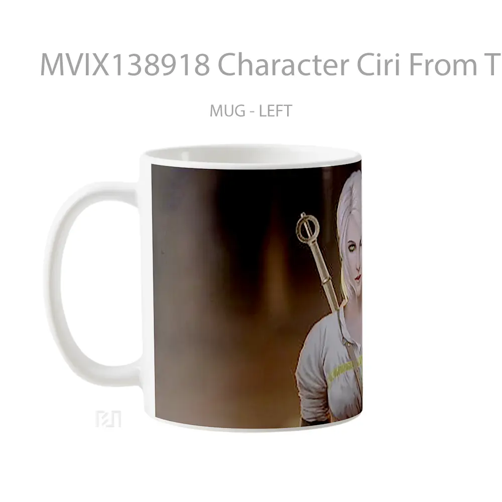 Mug Character Ciri From The Witcher Gelas Keramik Unik - All-side / Desain