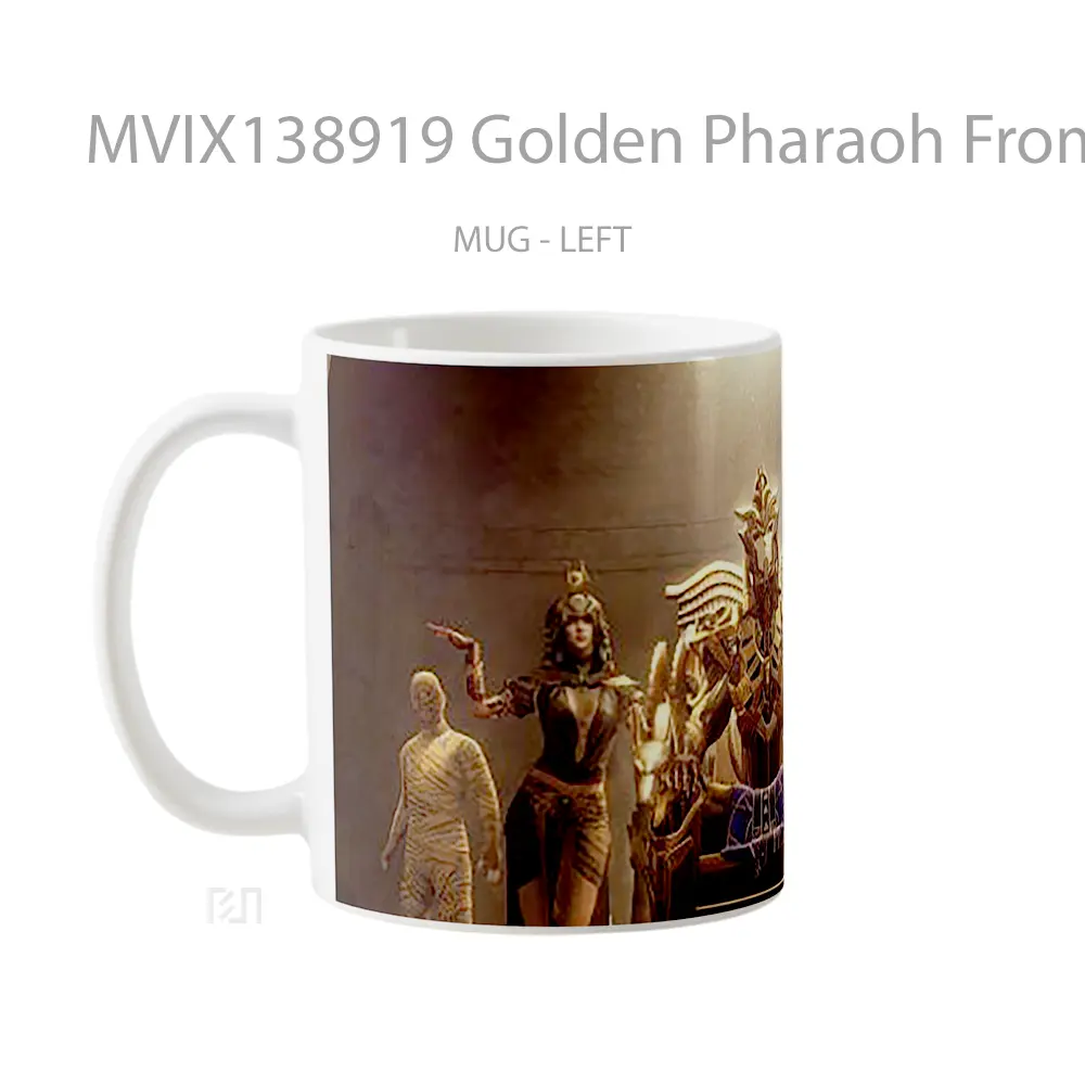 Mug Golden Pharaoh From Pubg Cangkir Gamer - All-side / Desain