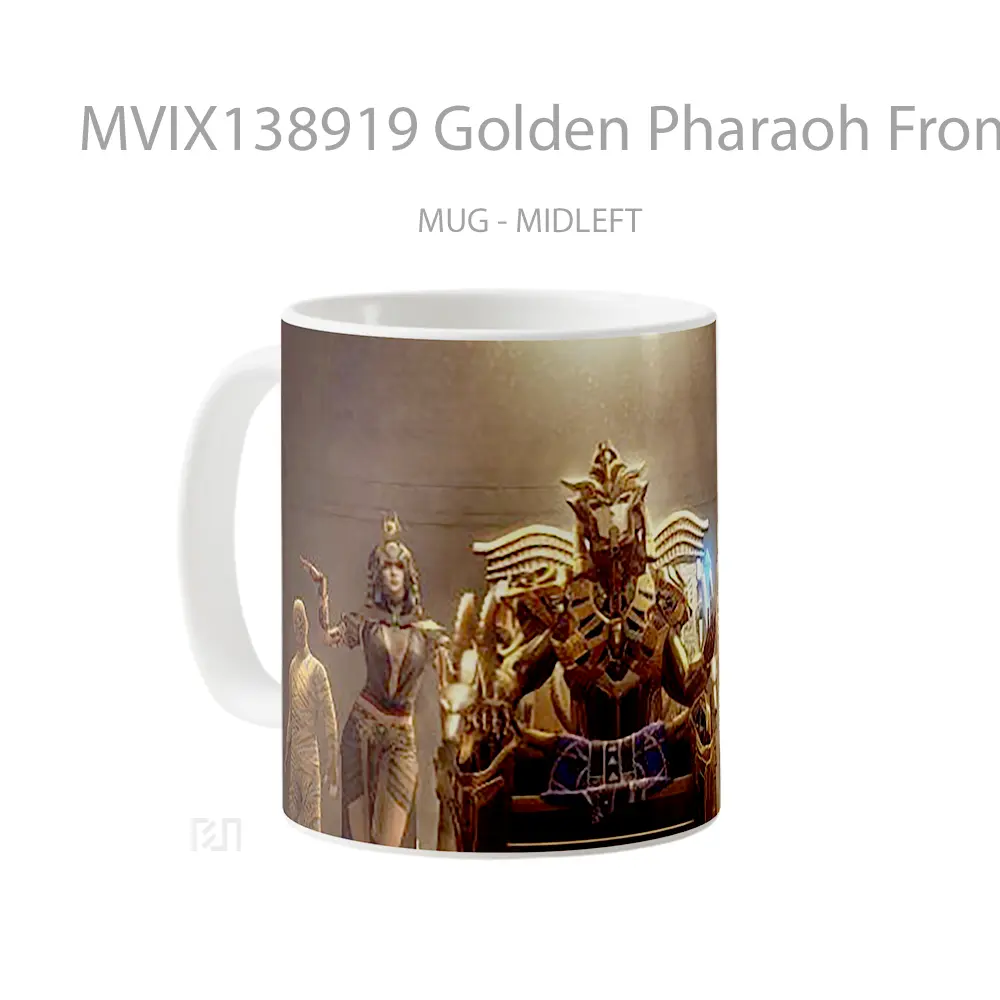 Mug Golden Pharaoh From Pubg Cangkir Gamer - All-side / Desain