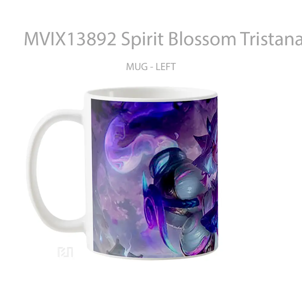 Mug Spirit Blossom Tristana Skin League Of Legends Cangkir Gamer - All-side / Desain