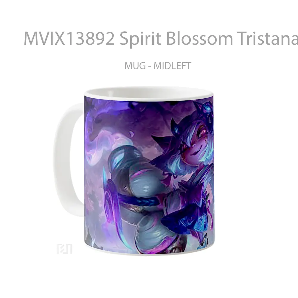 Mug Spirit Blossom Tristana Skin League Of Legends Cangkir Gamer - All-side / Desain