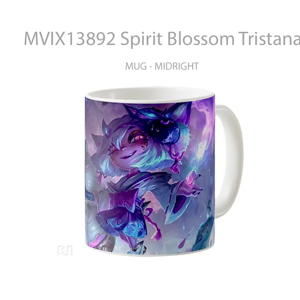 Mug Spirit Blossom Tristana Skin League Of Legends Cangkir Gamer - All-side / Desain