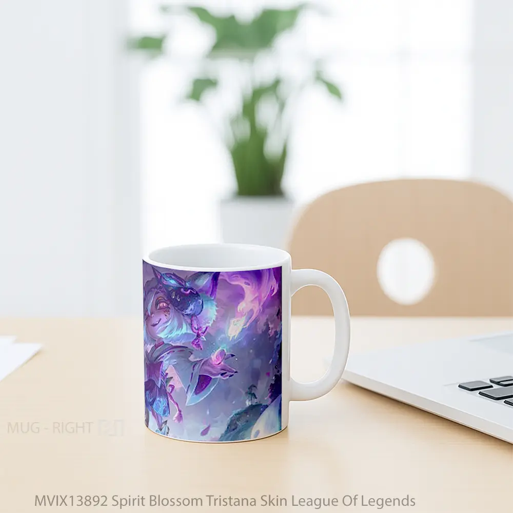 Mug Spirit Blossom Tristana Skin League Of Legends Cangkir Gamer - All-side / Desain