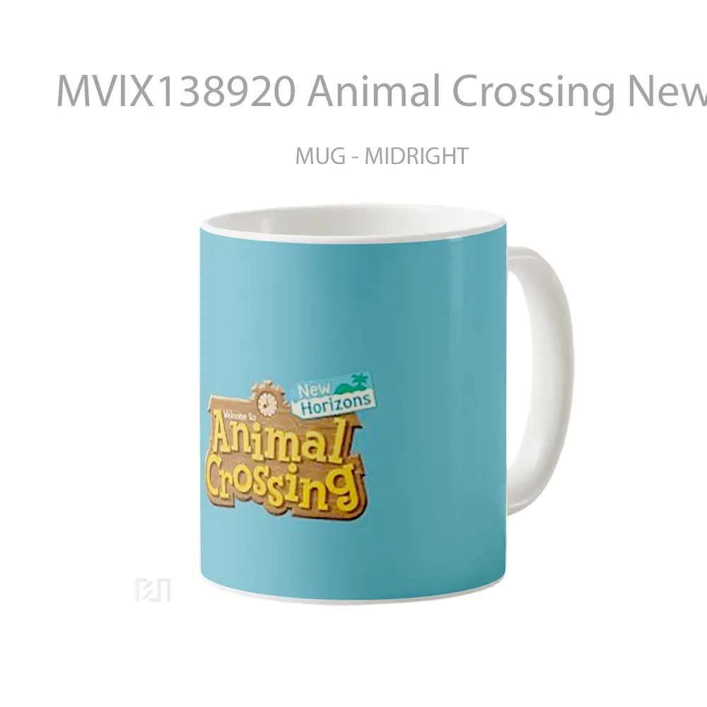 Mug Animal Crossing New Horizons V1 Gelas Hewan Lucu - All-side / Desain