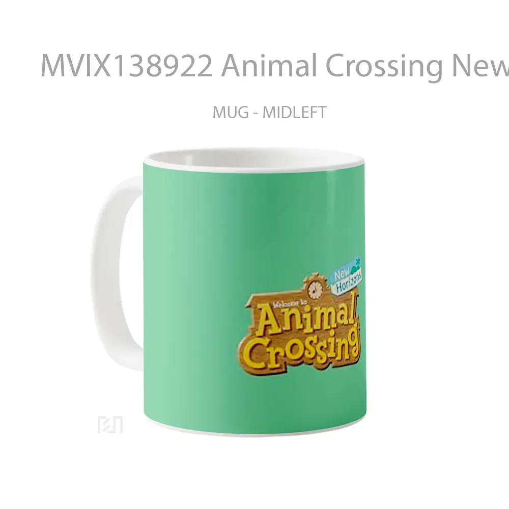 Mug Animal Crossing New Horizons V2 Gelas Hewan Lucu - All-side / Desain