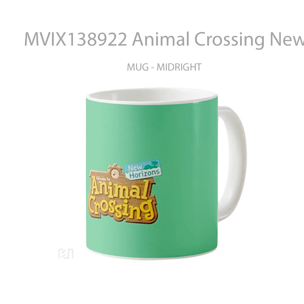 Mug Animal Crossing New Horizons V2 Gelas Hewan Lucu - All-side / Desain