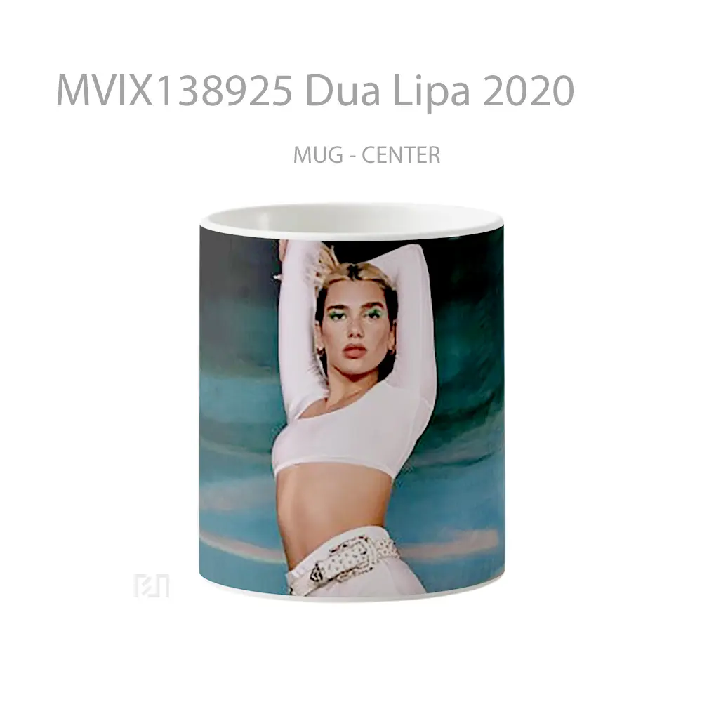 Mug Dua Lipa 2020 Gelas Selebriti