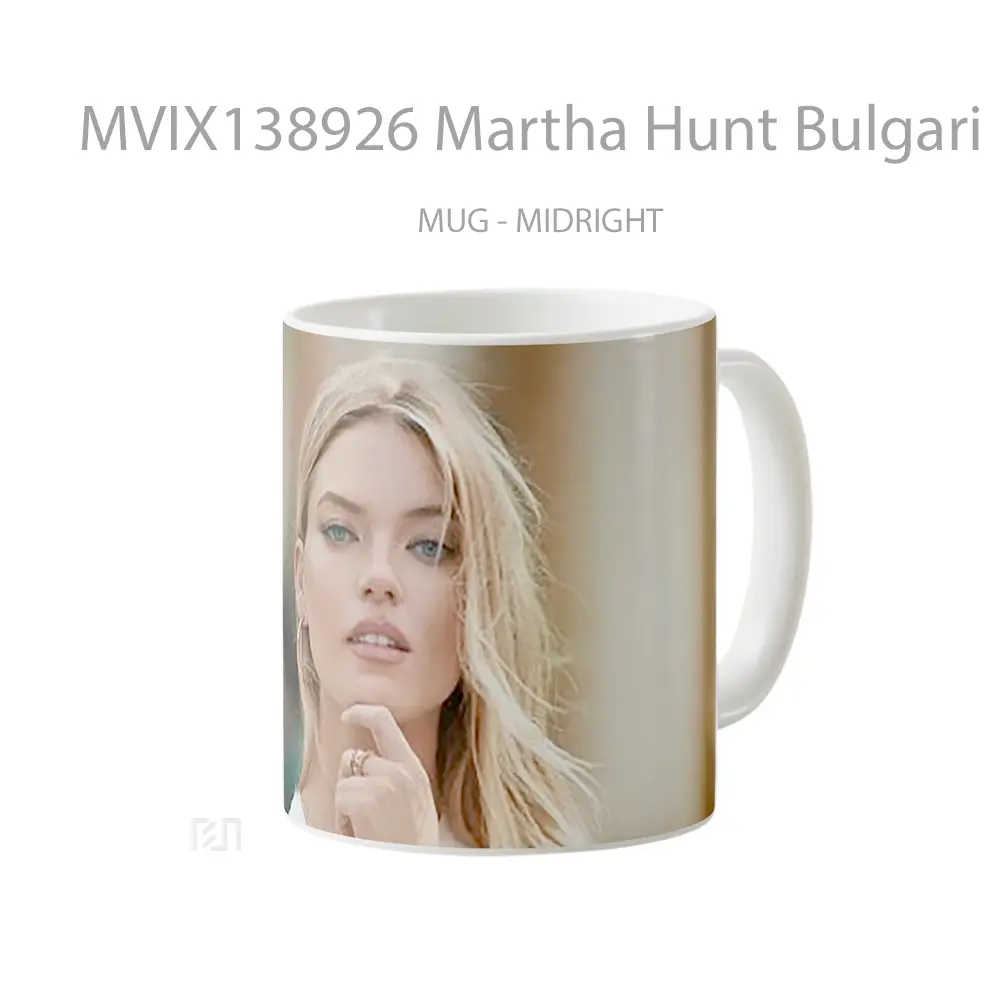 Mug Martha Hunt Bulgari 2020 Gelas Keramik Unik - All-side / Desain