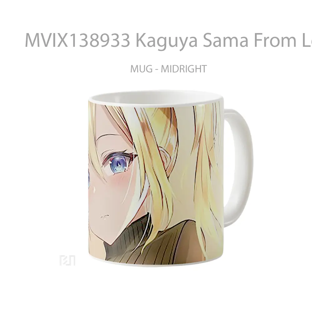 Mug Kaguya Sama From Love Is War Gelas Keramik Unik - All-side / Desain