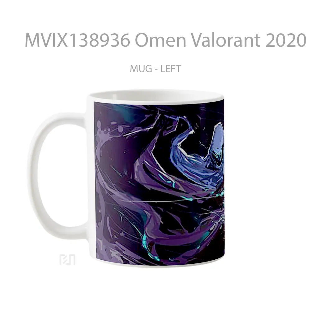 Mug Omen Valorant 2020 Cangkir Gamer - All-side / Desain