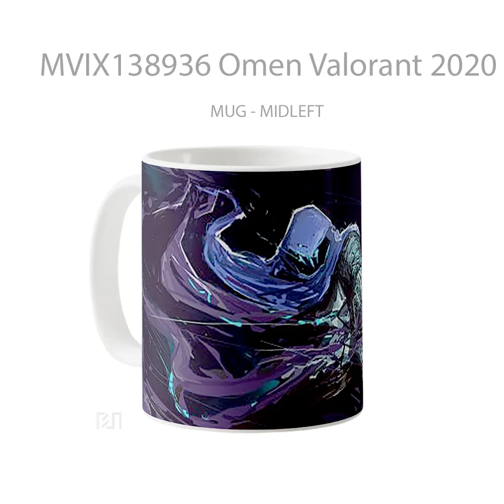 Mug Omen Valorant 2020 Cangkir Gamer - All-side / Desain