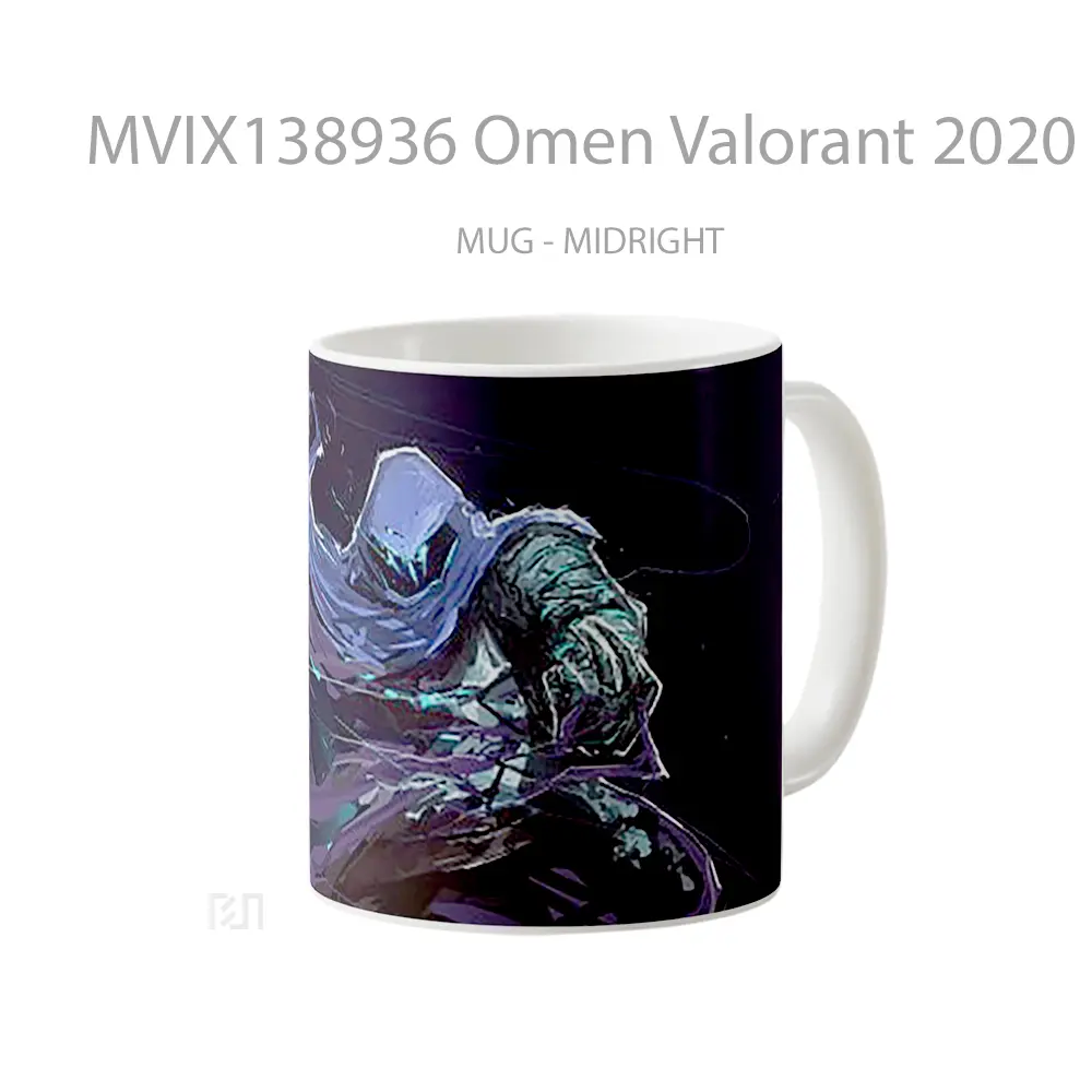Mug Omen Valorant 2020 Cangkir Gamer - All-side / Desain