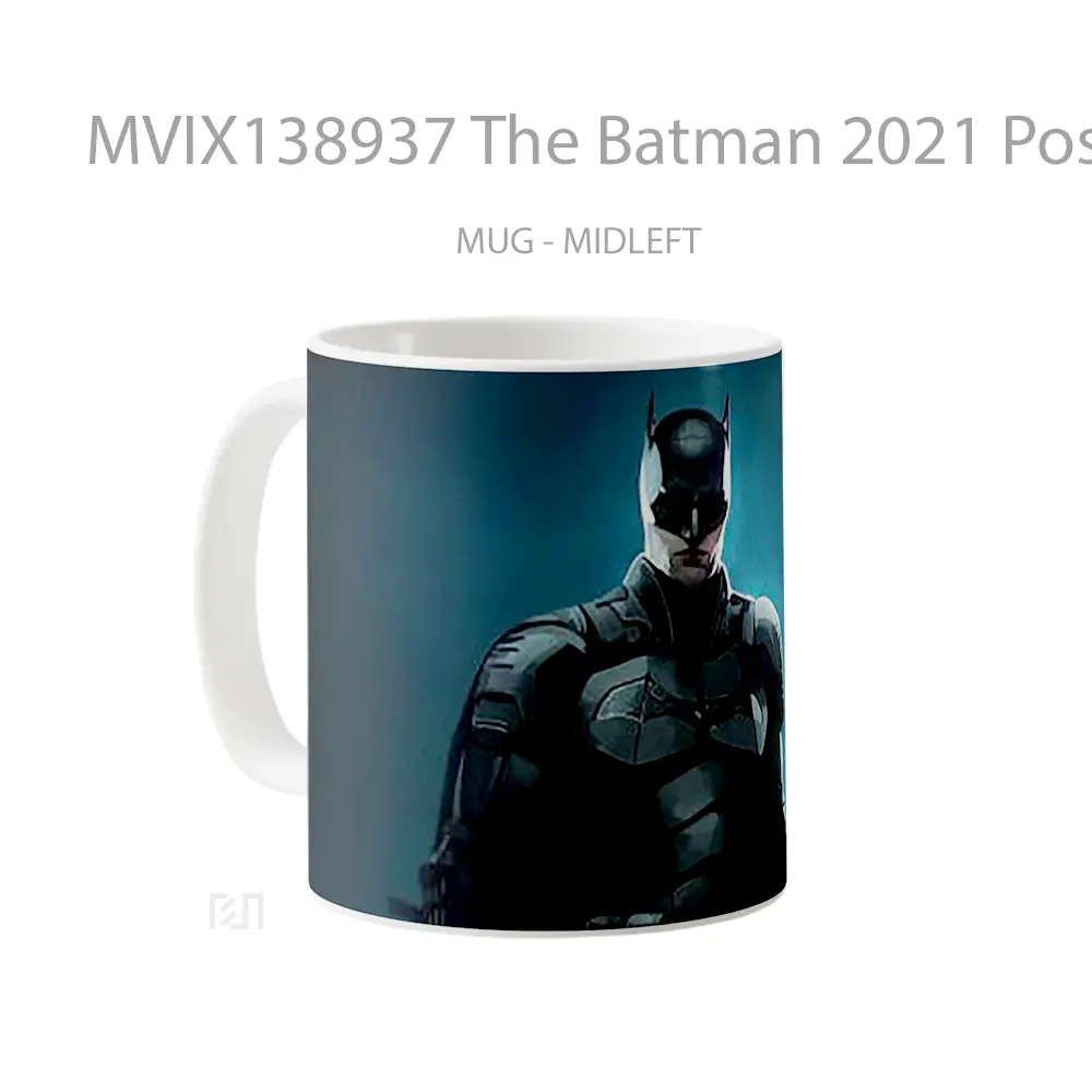 Mug The Batman 2021 Poster Gelas Superhero - All-side / Desain