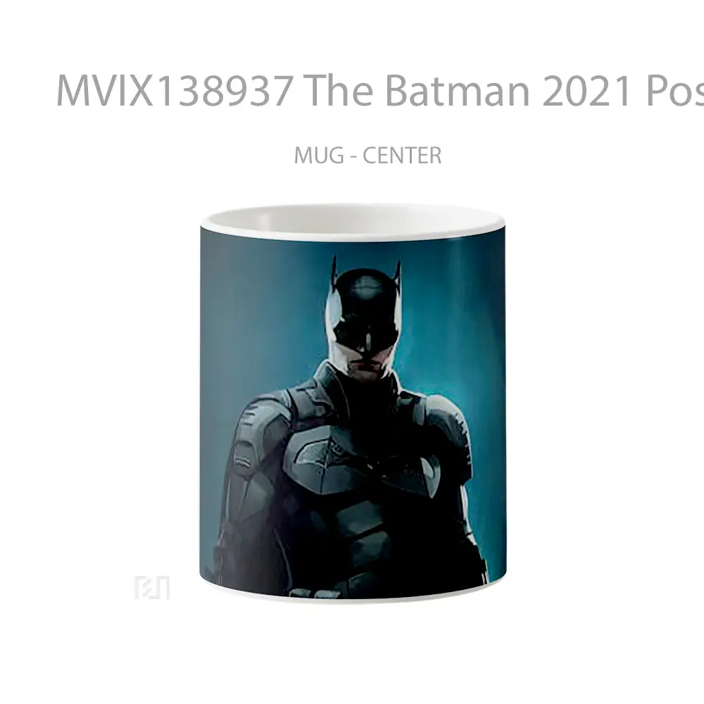 Mug The Batman 2021 Poster Gelas Superhero