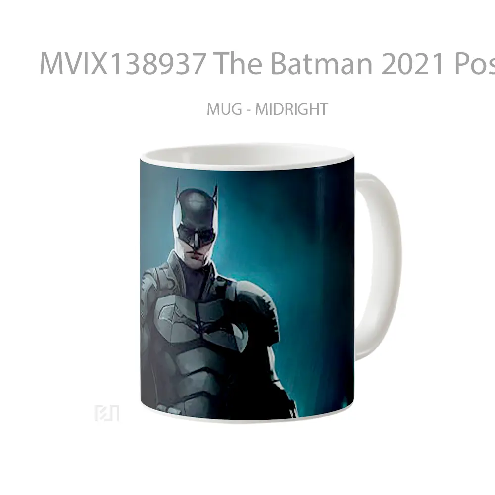 Mug The Batman 2021 Poster Gelas Superhero - All-side / Desain