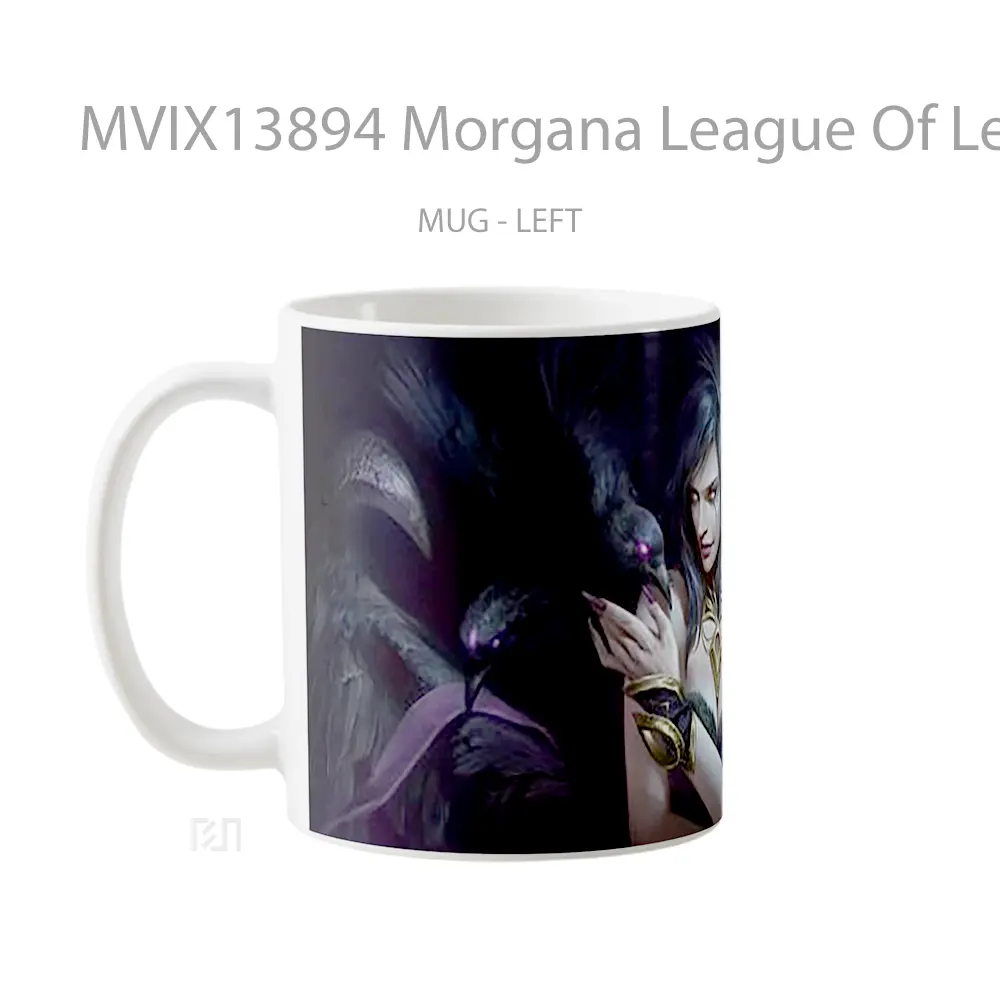 Mug Morgana League Of Legends Fan Art Cangkir Gamer - All-side / Desain