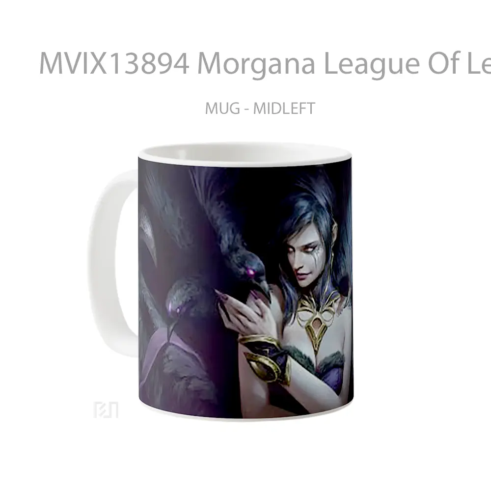 Mug Morgana League Of Legends Fan Art Cangkir Gamer - All-side / Desain